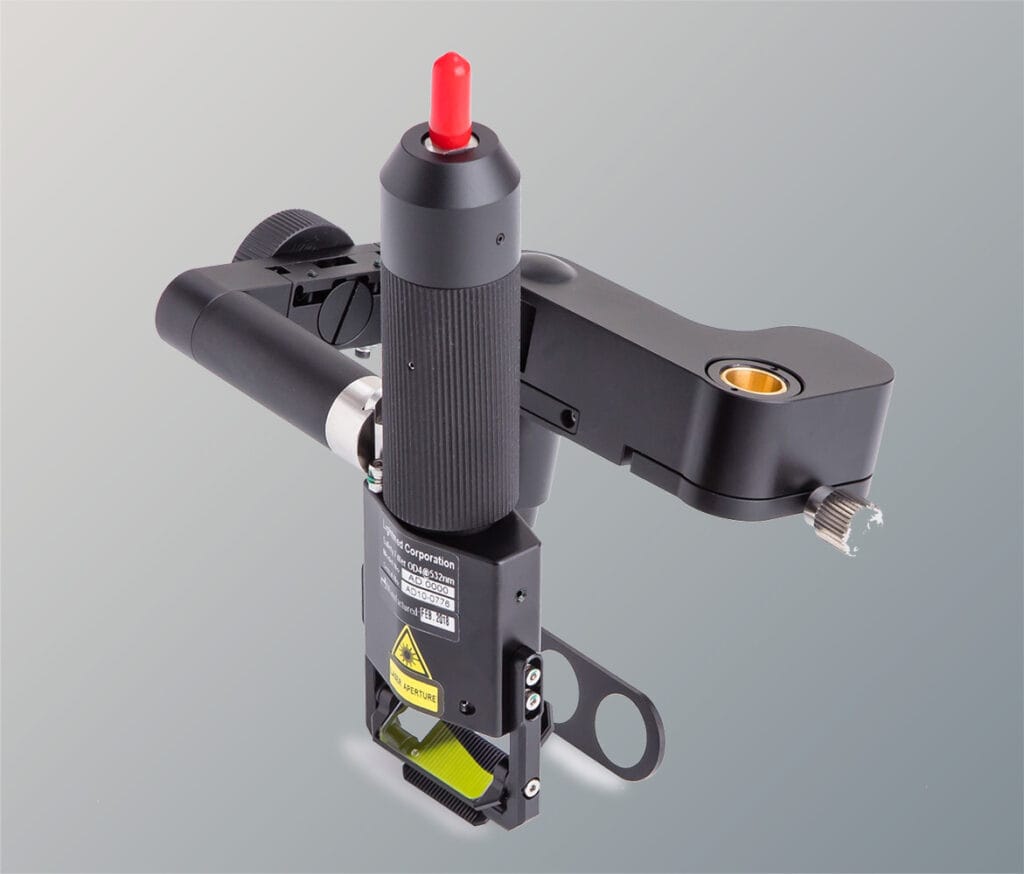 Slit Lamp Delivery Attachment for Haag Streit Type Slit Lamp (532nm), No micromanipulator Slit Lamp Delivery Attachment for Haag Streit Type Slit Lamp (532nm), No micromanipulator
